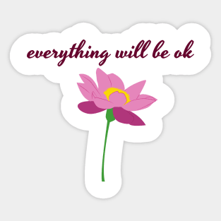 Positive attitude Sticker